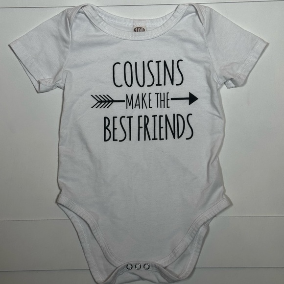 Other - Toddler ‘Cousins Make the Best Friends' Onesie Size 3T
